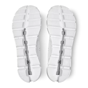 On Cloud 5 All White - bottom sole view