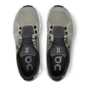 Unisex On Running Cloud 5 Road Running Shoes in Kelp Shadow - top view