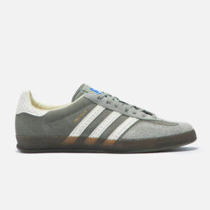 Adidas Gazelle (Silver Pebble_Off-White_Metallic Gold)