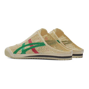 Onitsuka Tiger MEXICO 66 SABOT Slip-on (Cream_Kale) - Left Back Angle