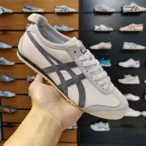 Onitsuka Style Grey & White Classic Sneakers