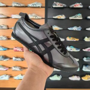 Onitsuka Tiger Metallic GreyBlack – Premium Lifestyle Sneaker